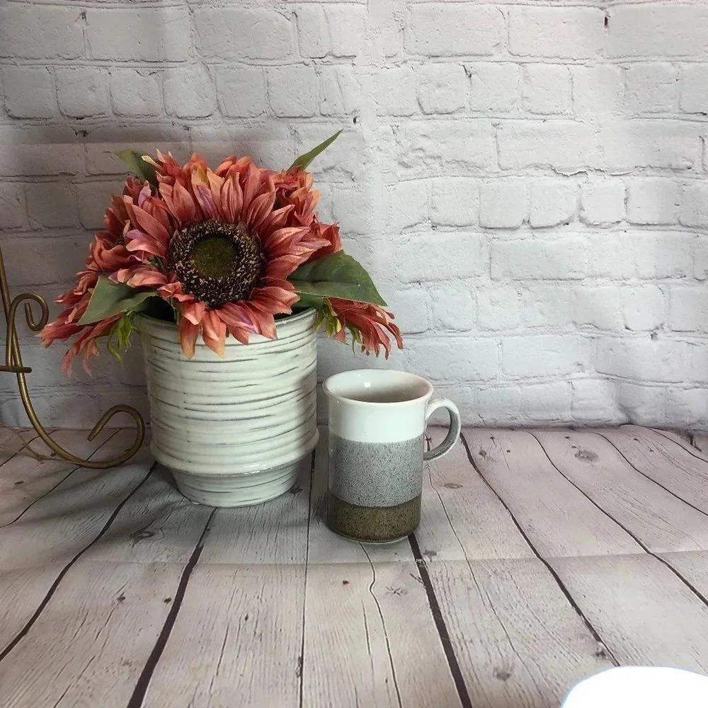 vintage Churchill England Mug cottagecore neutral minimalist